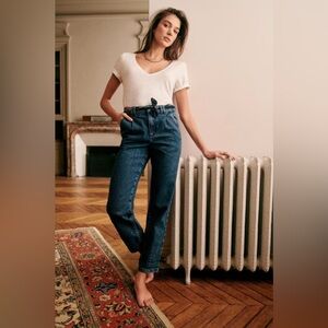 Sezane Manu Jeans Blue Wash
